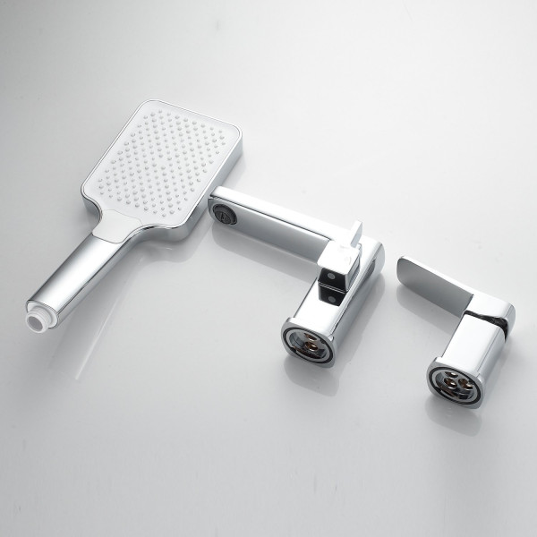 Смеситель на борт ванны Shevanik S9912, хром. Фото 4