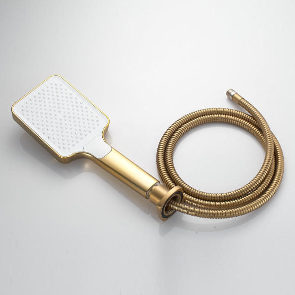 Смеситель на борт ванны Shevanik S9912G, золотой сатин. Фото 5