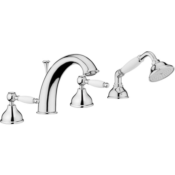 Смеситель на борт ванны Webert Dorian DO730101015, хром. Фото 1