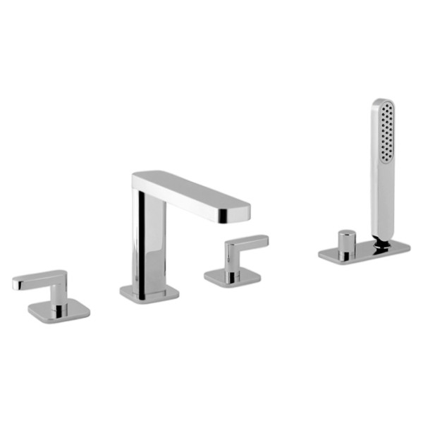 Смеситель на борт ванны Webert Living LV730401015, хром. Фото 1