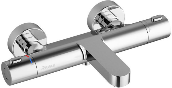 Смеситель настенный термостатический для ванны без гарнитуры Termo 300 TE 023.00/150. Фото 2