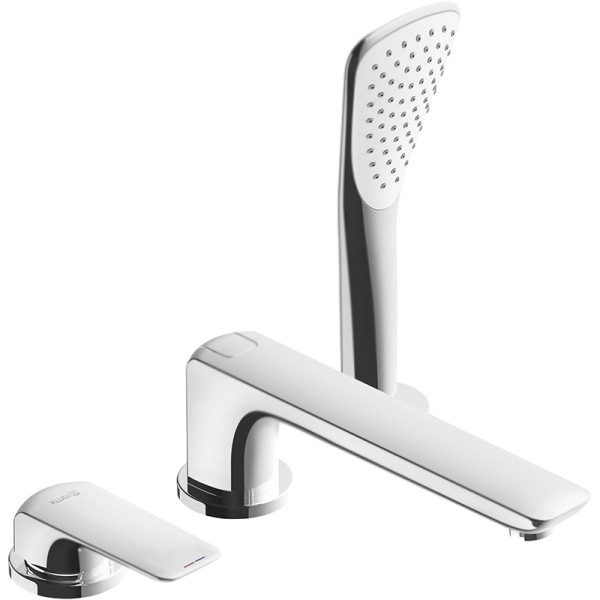 Смеситель однорычажный на борт ванны KLUDI AMEO на 3 отверстия, хром (414470575). Фото 1