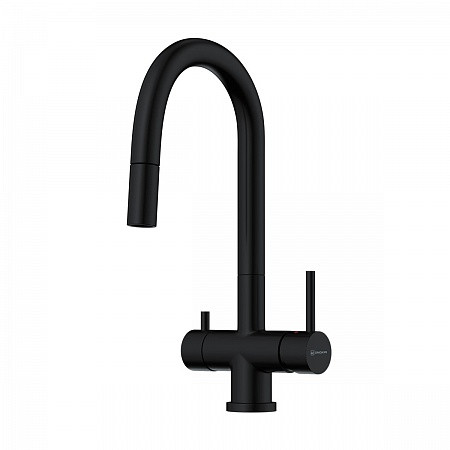 Смеситель Omoikiri Akita-S-GB латунь/графит. Фото 1