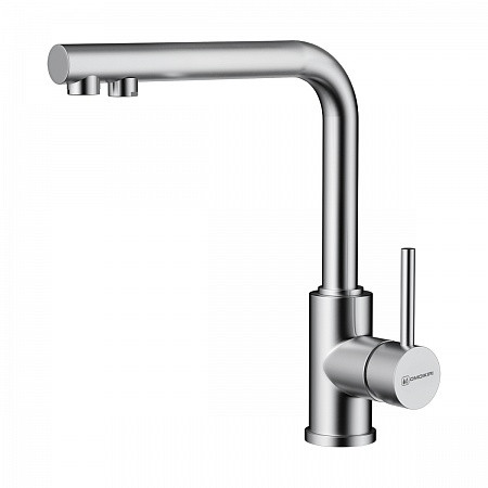 Смеситель Omoikiri Nakagawa 2 Plus-BN латунь/нержавеющая сталь. Фото 1