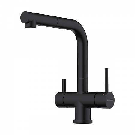 Смеситель OMOIKIRI Takamatsu-S-GB латунь/графит. Фото 1