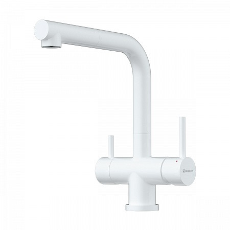 Смеситель OMOIKIRI Takamatsu-S-PW латунь/pure white. Фото 1