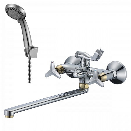 Смеситель Rossinka RS41-84 для ванны универсальный. Фото 1