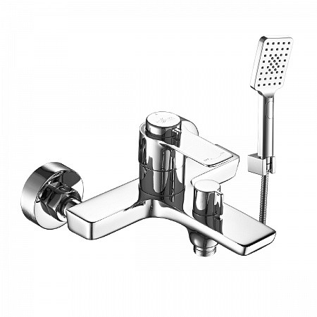 Смеситель Rossinka RS50-31 термостатический для ванны с коротким изливом, хром. Фото 1