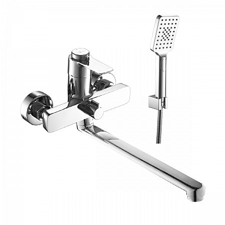 Смеситель Rossinka RS50-32 термостатический универсальный с пов. изл. 350 мм, хром. Фото 1