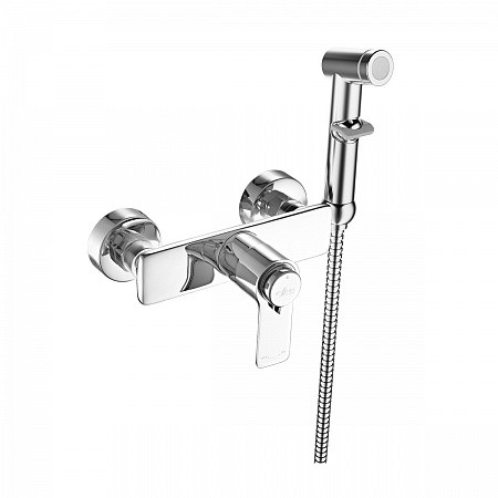 Смеситель Rossinka RS50-52 термостатический с гигиеническим душем, хром. Фото 1