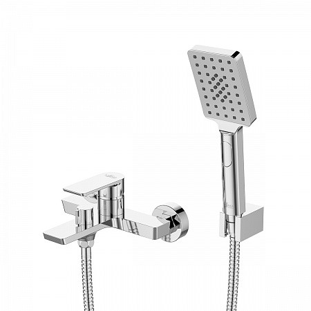 Смеситель Rossinka Смеситель RS50-30 для ванны с коротким изливом, хром. Фото 1