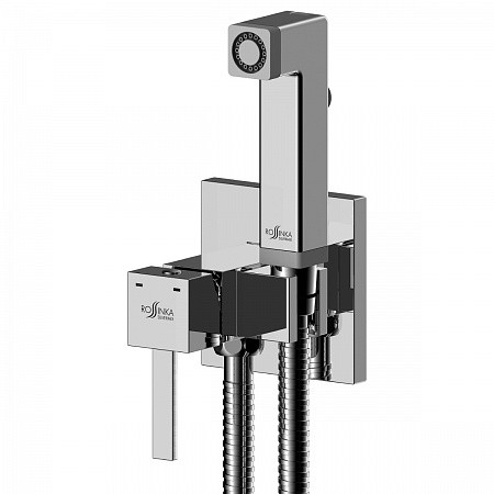 Смеситель Rossinka X25-53 с гигиеническим душем, встраиваемый, хром. Фото 1