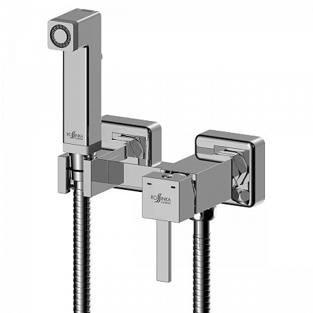 Смеситель Rossinka X25-54 с гигиеническим душем, встраиваемый, хром. Фото 1