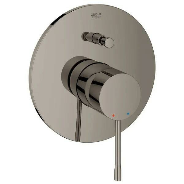 Смеситель РРЦ Essence однорычажный для ванны, внешняя монтажная часть, темный графит глянец (24058A01). Фото 1