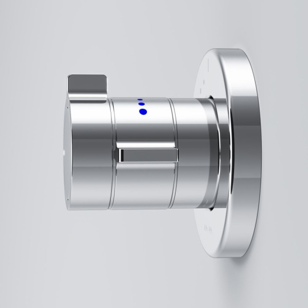 Смеситель с термостатом монтируемый в стену на 1 потребителя. Фото 4