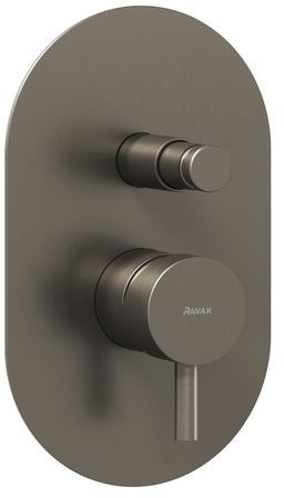 Смеситель скрытого монтажа с переключателем ES 061.20GB.O2 ГРАФИТ (2 вывода). Фото 1