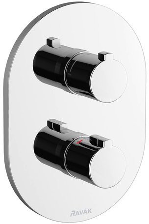 Смеситель термостатический скрытого монтажа Chrome без переключателем CR 064.00 (ВМЕСТО X070048). Фото 1