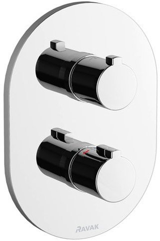 Смеситель термостатический скрытого монтажа Chrome с переключателем ванна/душ CR 063.00. Фото 1