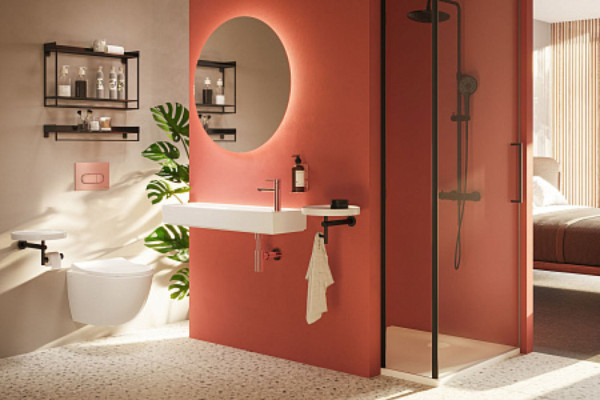 Смеситель Vitra Origin A4255629 для раковины, средний, медь. Фото 2