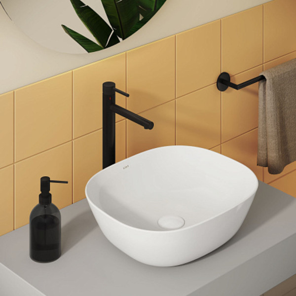 Смеситель Vitra Origin A4255836WTC для раковины, высокий, черный матовый. Фото 2
