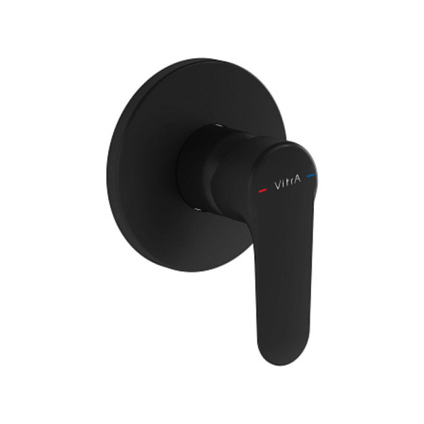 Смеситель Vitra Root Round A4272836EXP для душа встраиваемый, черный матовый. Фото 1