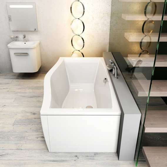 Смеситель врезной каскадный для ванны RS 025.00 Rosa. Фото 2