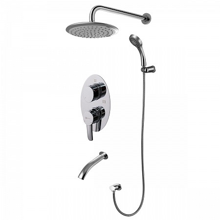 Смеситель встраиваемый Lemark Atlantiss LM3222C универсальный. Фото 1