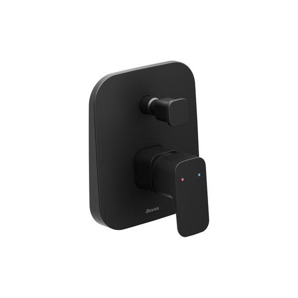 Смеситель встроенный с переключателем TD F 061.20 черный. Фото 1