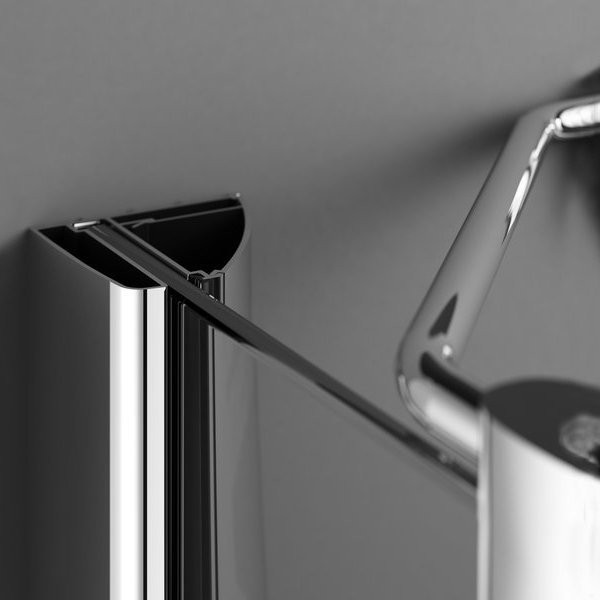 SMSD2-100 А-R хром+транспарент, SmartLine душевая дверь. Фото 3