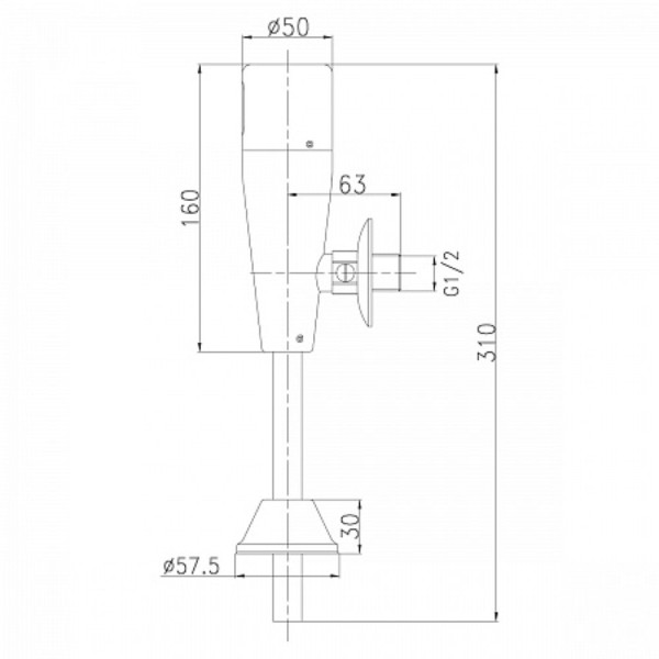 Смывное устройство для писсуара Lemark Project LM4654CE бесконтактное (сенсорное), хром. Фото 3