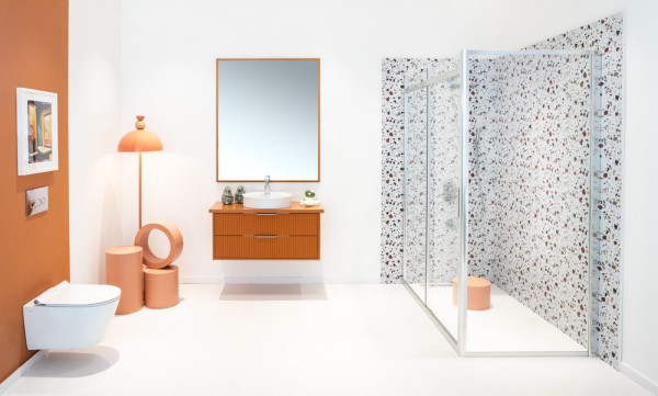 SP26SL Sapphire унитаз подвесной, безободковый, с тонким сиденьем с микролифтом, Serel. Фото 4
