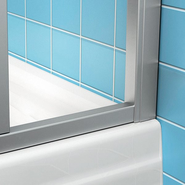 SRV2-80 S белый, транспарент, Supernova дверь для комбинации со второй дверью (СНИМАЕТСЯ С ПРОИЗВОДСТВА). Фото 3