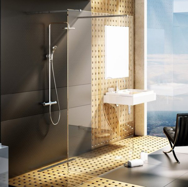 ST Walk-In Free 1200 x 2000 блестящий + транспарент. Фото 2