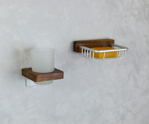 Стакан для ванной комнаты Bronze de Luxe FOREST 10704C, матовый хром. Фото 4