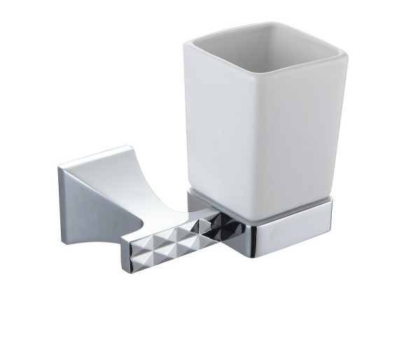 Стакан для ванной комнаты Bronze de Luxe GRANI 4009, хром. Фото 1