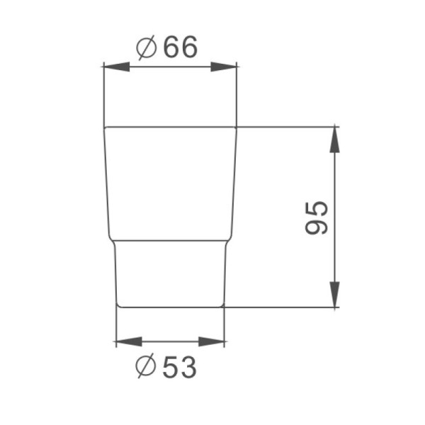 Стакан для ванной комнаты D-Lin D6002, белый. Фото 2