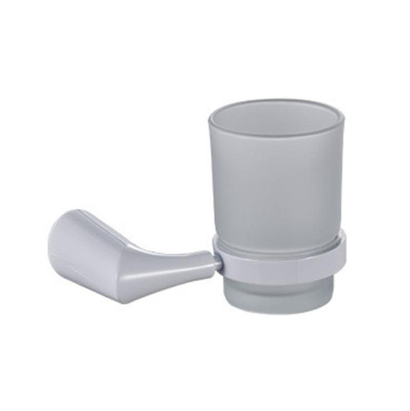 Стакан для ванной комнаты FASHUN A1806-8, белый. Фото 1