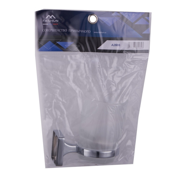 Стакан для ванной комнаты FASHUN A2606, хром. Фото 3