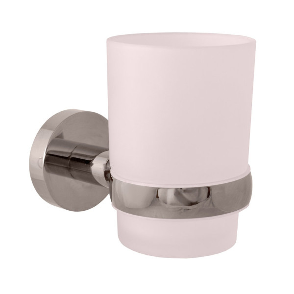 Стакан для ванной комнаты Rav Slezak COLORADO COA0201MGL, серый металлик глянцевый. Фото 1