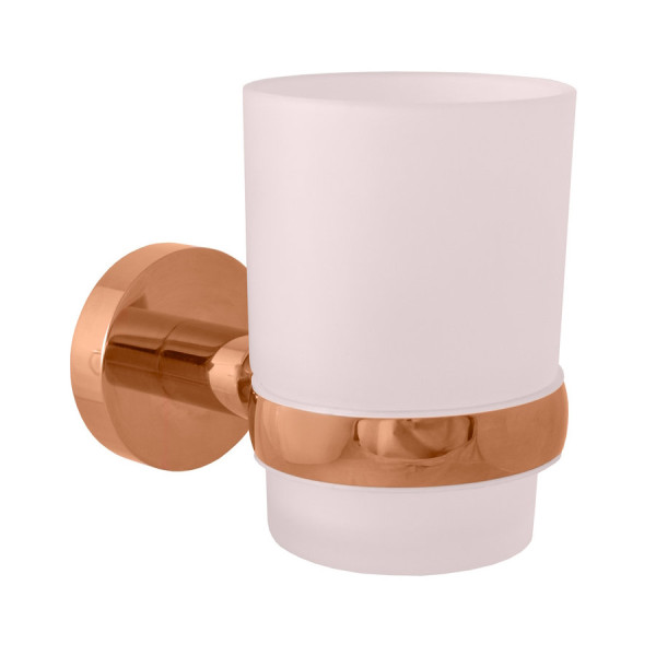Стакан для ванной комнаты Rav Slezak COLORADO COA0201ZRK, розовое золото брашированное. Фото 1