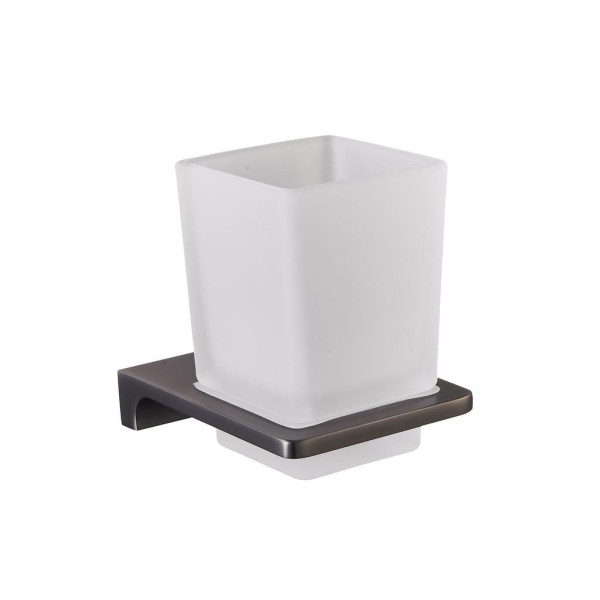 Стакан для ванной комнаты Rav Slezak NIL NLA0201MG, сатин. Фото 1