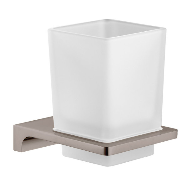 Стакан для ванной комнаты Rav Slezak NIL NLA0201MGL, серый металлик глянцевый. Фото 1