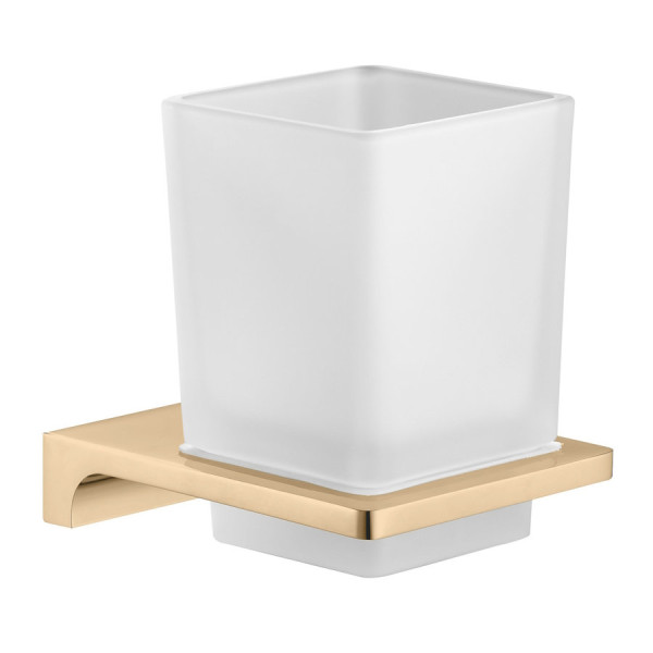 Стакан для ванной комнаты Rav Slezak NIL NLA0201Z, золото. Фото 1