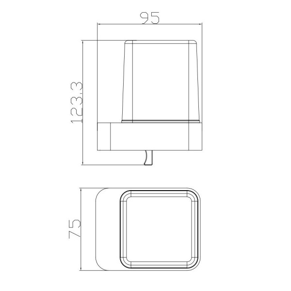 Стакан для ванной комнаты Rav Slezak NIL NLA0304, хром. Фото 2