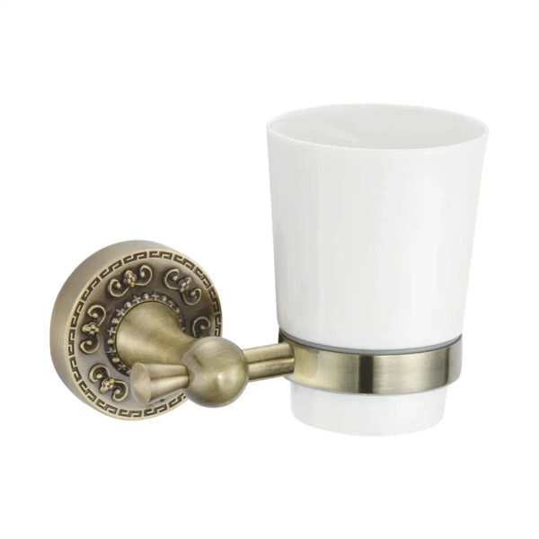 Стакан для ванной комнаты Rose RG1012Q, бронза. Фото 1