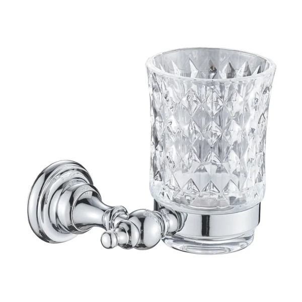 Стакан для ванной комнаты Rose RG1112, хром. Фото 1