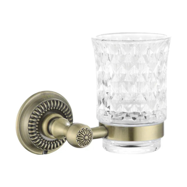 Стакан для ванной комнаты Rose RG1412Q, бронза. Фото 1