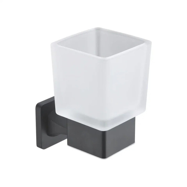 Стакан для ванной комнаты Rose RG1512H, черный. Фото 1