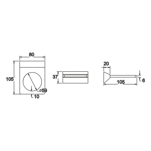 Стакан для ванной комнаты Rose RG1612, хром. Фото 2