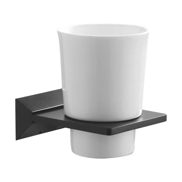 Стакан для ванной комнаты Rose RG1612H, черный. Фото 1